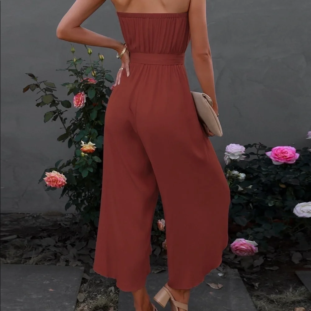 Impossible To Leave Sleeveless Jumpsuit